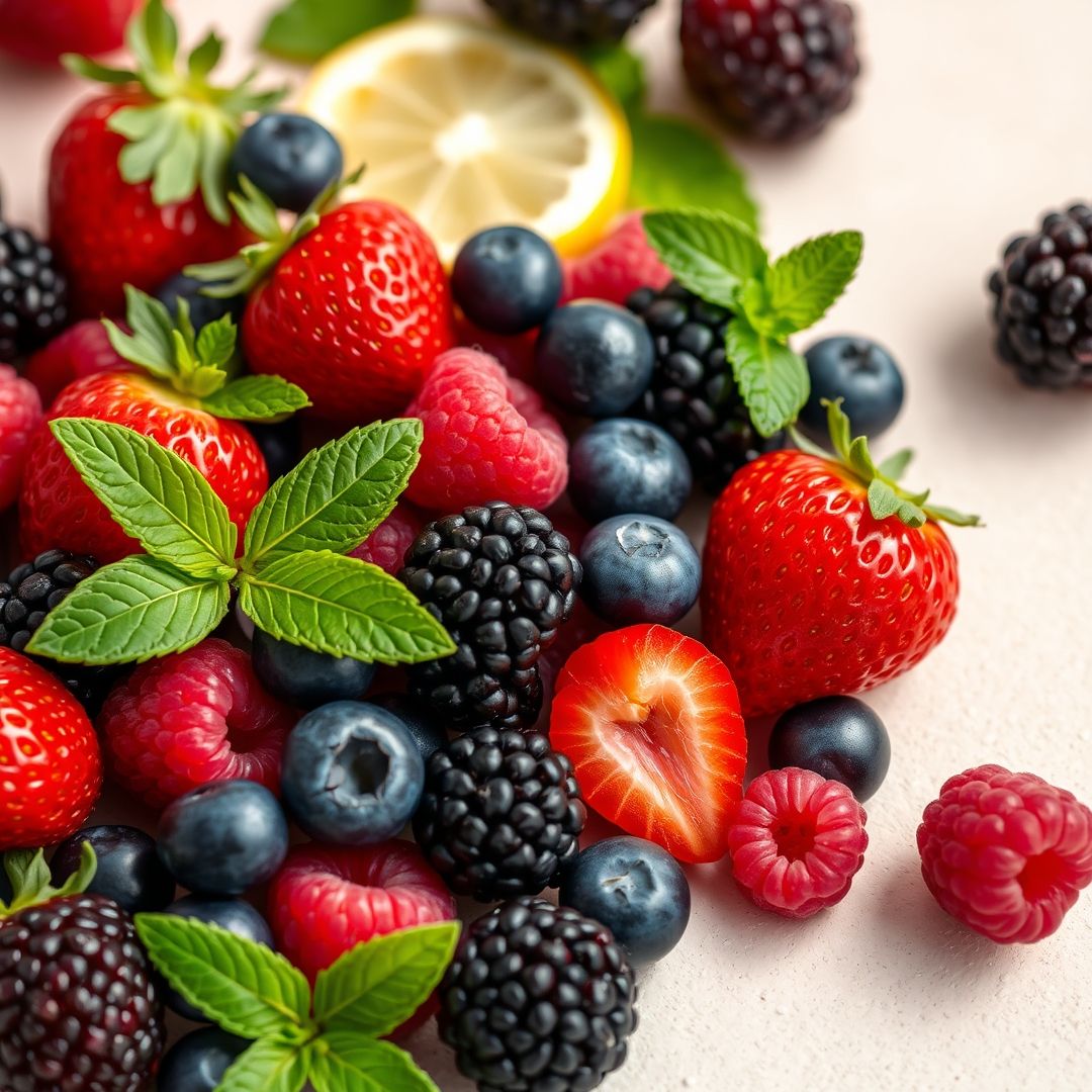 Fresh ingredients for Fresh Berry Tart: A Light & Creamy Delight