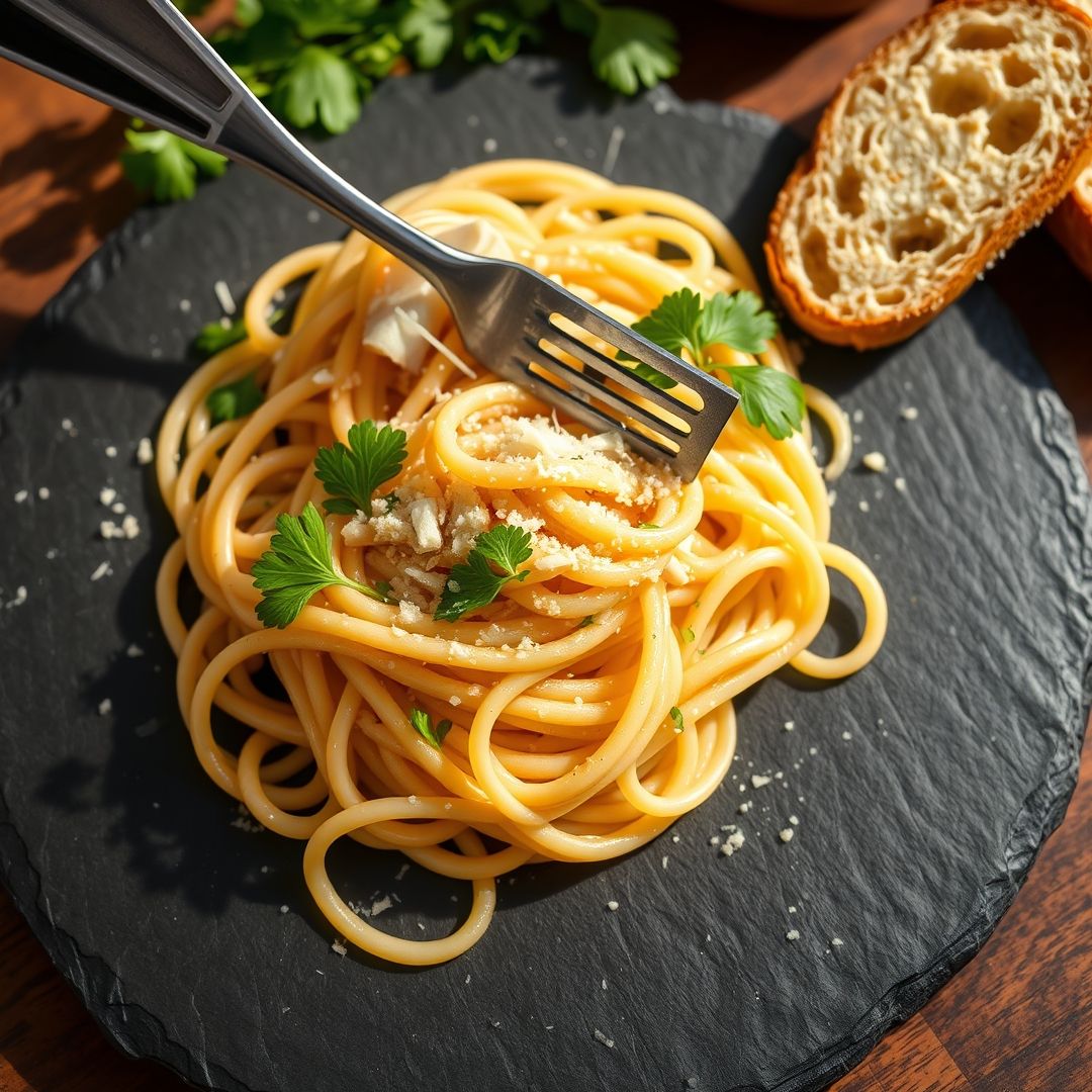 Final Creamy Garlic Parmesan Pasta