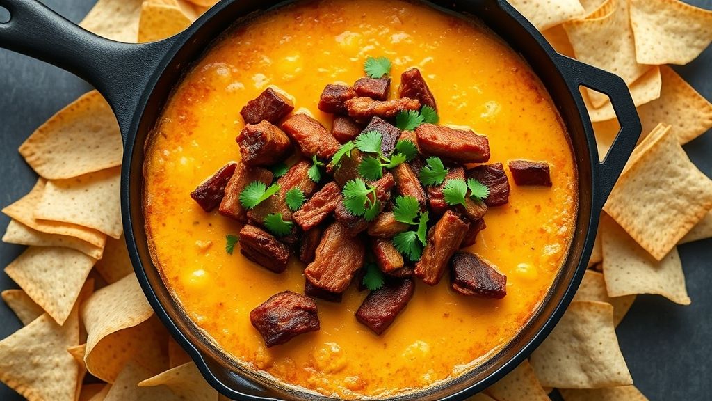 kimchi queso fundido vegan1